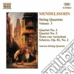 Felix Mendelssohn - String Quartets Vol.3 cd