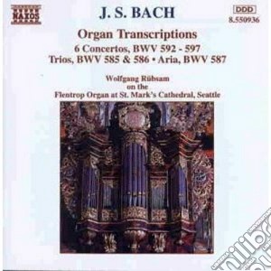 Johann Sebastian Bach - Organ Trascriptions (bwv 594, 593, 587, 596, 586, 595, 585, 597, 592) cd musicale di Johann Sebastian Bach