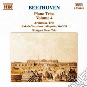 Ludwig Van Beethoven - Trii (integrale) , Vol.4: Trio Op.97 arciduca, Variazioni Kadau Op.121a cd musicale di Beethoven ludwig van