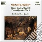 Felix Mendelssohn - Quartetto X Pf N.1 Op.1, Sestetto X Vl,2 Vla, Vlc, Cb E Pf Op.110 cd