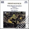 Dmitri Shostakovich - String Quartets Nos. 4, 6 & 7 cd