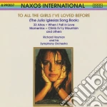 Richard Hayman: To All The Girls I've Loved Before cd