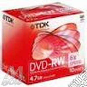 Dvd Vergini - Tdk Dvd-Rw Riscrivibili (Scatola 10 Pezzi) cd musicale di Tdk