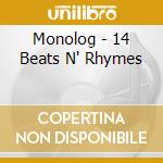 Monolog - 14 Beats N' Rhymes cd