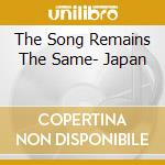The Song Remains The Same- Japan cd