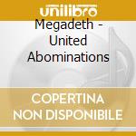 Megadeth - United Abominations cd