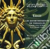 Jean-Baptiste Lully - Les Divertisments De Versailles cd