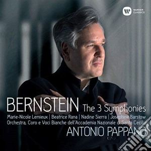 Leonard Bernstein - The 3 Symphonies cd musicale di Antonio Bernstein / Pappano