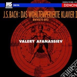 Johann Sebastian Bach - Das Wohltemperierte Klavier 2 cd musicale di Valery Afanassiev