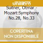 Suitner, Otmar - Mozart:Symphony No.28, No.33 cd musicale di Suitner, Otmar