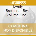 Everly Brothers - Best Volume One (Japanse Persing Incl. Obi) cd