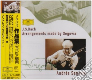 Andres Segovia: J.S.Bach Arrangements Made By Segovia cd musicale di Segovia, Andres
