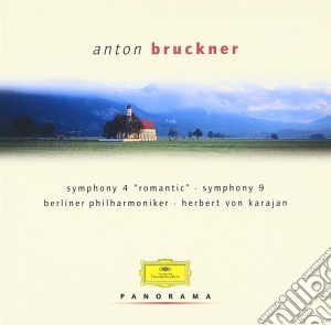 Anton Bruckner - Symphonies Nos.4 & 9 (2 Cd) cd musicale di Karajan, Herbert Von