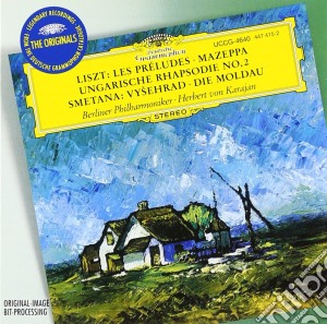Bedrich Smetana / Franz Liszt - Orchestral Works cd musicale di Karajan, Herbert Von