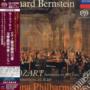 Wolfgang Amadeus Mozart - Piano Concerto 15, Symphony 36 Linz cd musicale di Bernstein & Vpo