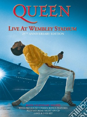 (Music Dvd) Queen - Live At Wembley Stadium-25Th Anniv (2 Dvd+2 Cd) cd musicale