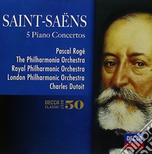 Camille Saint-Saens - 5 Piano Concertos cd musicale di Pascal Roge