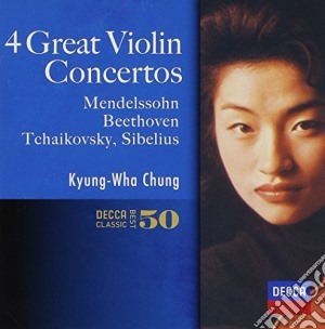 Kyung-Wha Chung: 4 Great Violin Concertos cd musicale di Kyung