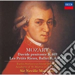 Wolfgang Amadeus Mozart - Davide Penitente. Les Petits Riens cd