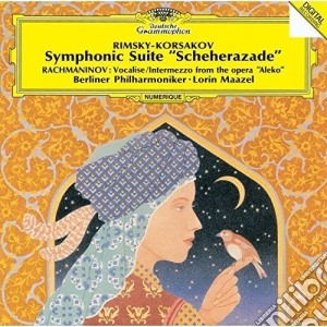Nikolai Rimsky-Korsakov / Sergej Rachmaninov - Scheherazade / Vocalise cd musicale di Maazel, Lorin