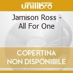 Jamison Ross - All For One cd