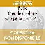 Felix Mendelssohn - Symphonies 3 4 & 5 cd