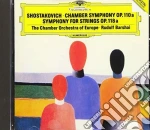 Dmitri Shostakovich - Chamber Symphony Op 110a, Symphony For Strings cd