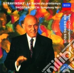 Igor Stravinsky / Dmitri Shostakovich - Le Sacre Du Printemps / Symphony No.1 cd