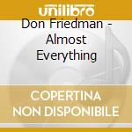 Don Friedman - Almost Everything cd