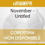 November - Untitled cd