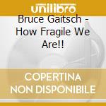 Bruce Gaitsch - How Fragile We Are!! cd