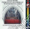 Choir Of Westminster Abbey : London Brass cd