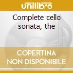 Complete cello sonata, the cd