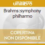 Brahms:symphony philharmo cd