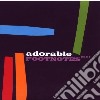 Adorable - Footnotes - Best Of 92-94 cd
