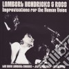 Lambert, Hendricks & Ross - Improvisations For The Human Voice cd