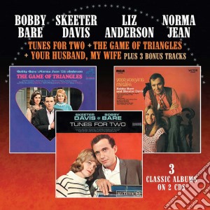 Bobby Bare / Skeeter Davis / Liz Anderson / Norma Jean - Tunes For Two / The Game Of Triangles / Your Husband, My Wife (2 Cd) cd musicale di Bobby Bare / Skeeter Davis / Liz Anderson / Norma Jean