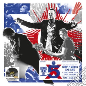 (LP Vinile) Simple Minds - 5X5 Live (Hq Vinyl Red, White & Blue) (3 Lp) (Rsd 2022) lp vinile