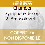 Chamber symphony 86 op 2 -*mosolov/4 avv cd