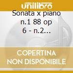 Sonata x piano n.1 88 op 6 - n.2 op 13 - cd musicale di Myaskovsky