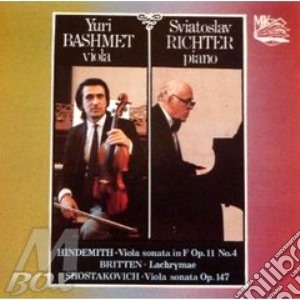 Sonata x viola n.4 85 friburgo op 11 -*b cd musicale di Hindemith