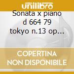 Sonata x piano d 664 79 tokyo n.13 op 12 cd