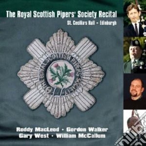 Royal Scottish Piper's Society (The) - St. Cecilia's Hall cd musicale di ROYAL SCOTTISH PIPER
