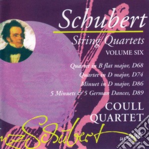 Franz Schubert - String Quartets Vol 6 cd musicale di Coull Quartet