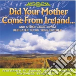 Did Your Mother Come From Ireland cd