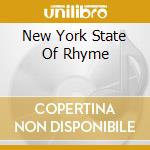New York State Of Rhyme cd