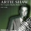 Artie Shaw - The Complete Rhythm Makers Sessions Volume 1: 1937-1938 cd