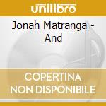 Jonah Matranga - And cd