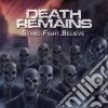 Death Remains - Stand.fight.believe cd