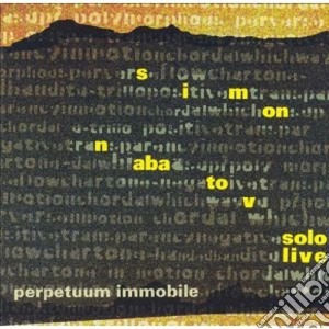 Simon Nabatov - Perpetuum Immobile cd musicale di NABATOV SIMON